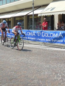 David (Team Sky) und Dietmar Hintringer (SV Gallneukirchen)